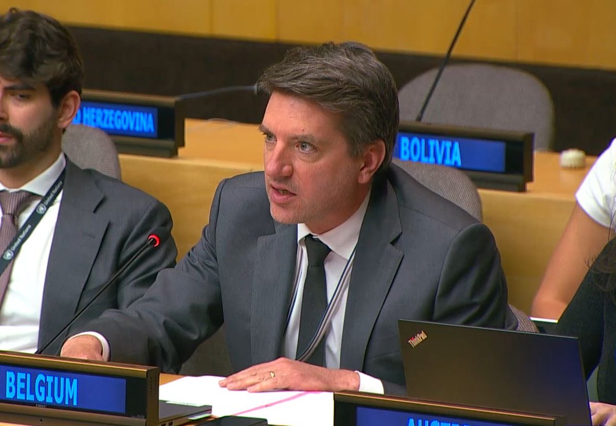 BelgiumUN's tweet photo. 🇧🇪 Yesterday at the UNSC Arria-Formula Meeting, Belgium reaffirmed its strong commitment to the protection of humanitarian and medical personnel, 10 years after UNSC Resolution 2286 was adopted. 

Medical facilities must remain safe spaces at all times. https://t.co/EFBaUrXQlk