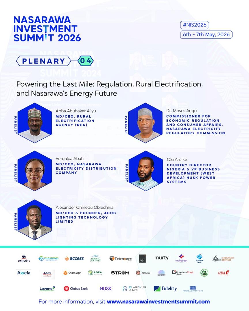 AcobLimited's tweet photo. At the Nasarawa Investment Summit 2026, ACOB is proudly represented by its MD/CEO, Alexander Chinedu Obiechina.

From advancing rural electrification to shaping sustainable energy systems, 

#NIS2026 #EnergyLeadership #SustainablePower https://t.co/BWxDSqKo5q