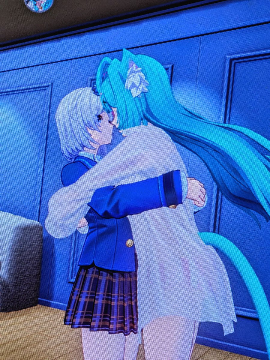 O31R9's tweet photo. #NTE
新しいエモートモーション　これはやってんね　男主人公なら彼氏と彼女　
女の子主人公なら百合百合でキマシタワーになるよこれは https://t.co/4BHV9jvaqS