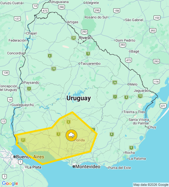 Instituto Uruguayo de Meteorología tweet media
