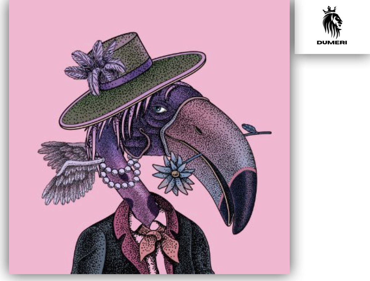 DumeriDao's tweet photo. Alpha 📢: @thebeaksart

@DKashtalyan , has been an artist for the last 20 years, and is now bringing it onchain.

The style is detailed stipple illustration birds dressed as Victorian aristocrats. It’s distinct from anything else in the space right now.

We love The Beaks.🤍 https://t.co/w5lN3ZrUud