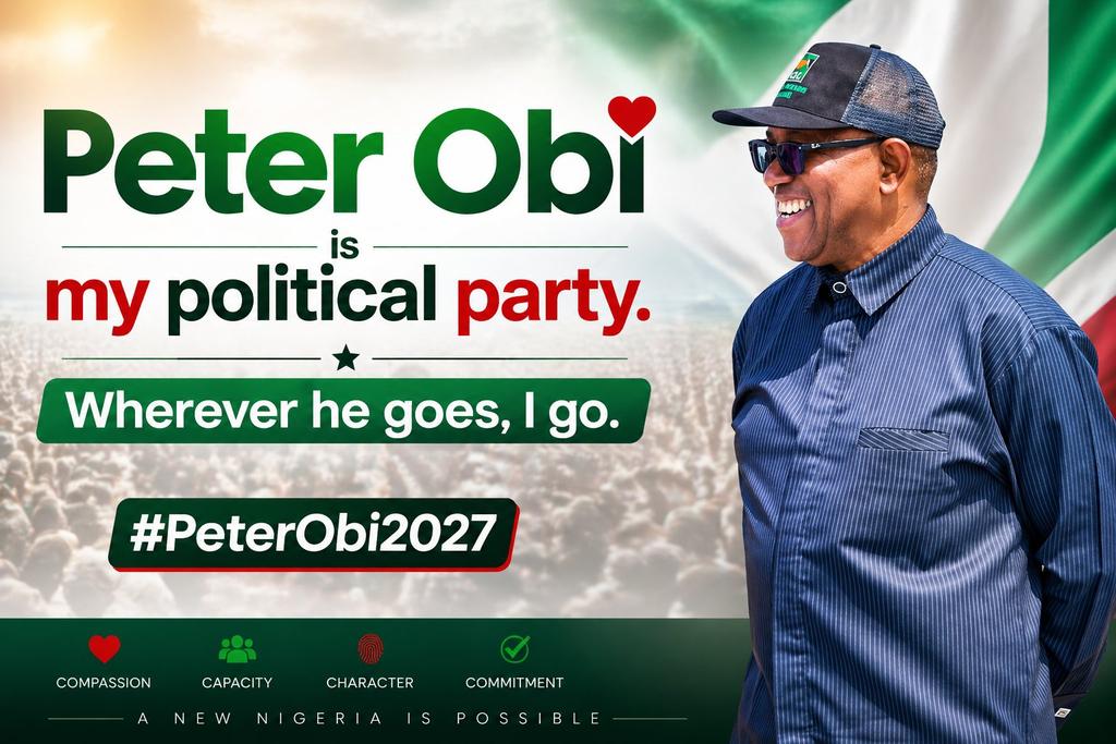 As #ADCResignation is happening all over the country, the ADC excos in my ward has already become NDC excos no time. Peter Obi is the political Party.