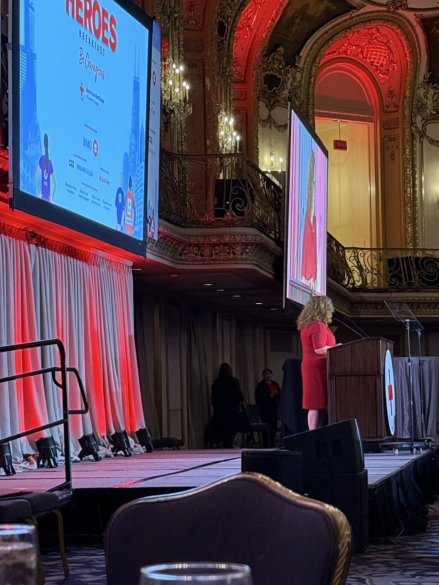 ChiProducer's tweet photo. @IrikaSargent and @JoeDonlonTV hosting the #redcrossheroes breakfast in Chicago. @RedCrossIL @RedCross https://t.co/5YtNXLu8oR