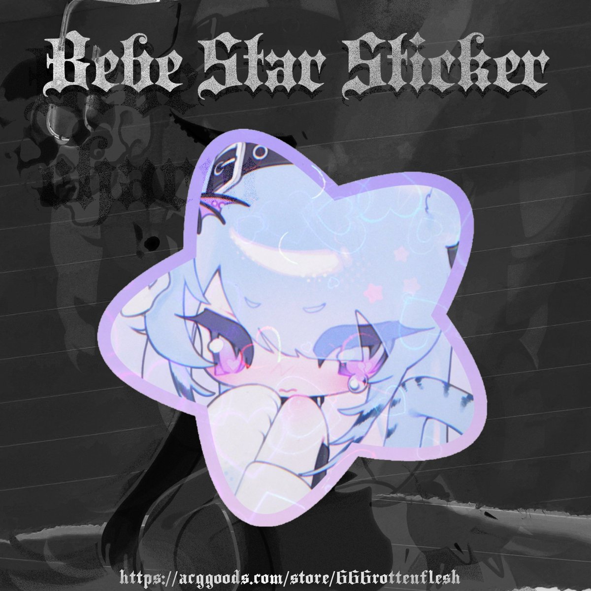 𑣲⋆ I'm happy to announce the opening of my merch store thanks to <a href="/ACGGoods/">ACGGoods</a>!! Featuring some items of my OC Bebe!!  ๋ ࣭ ⭑

⤷ acggoods.com/store/666rotte…