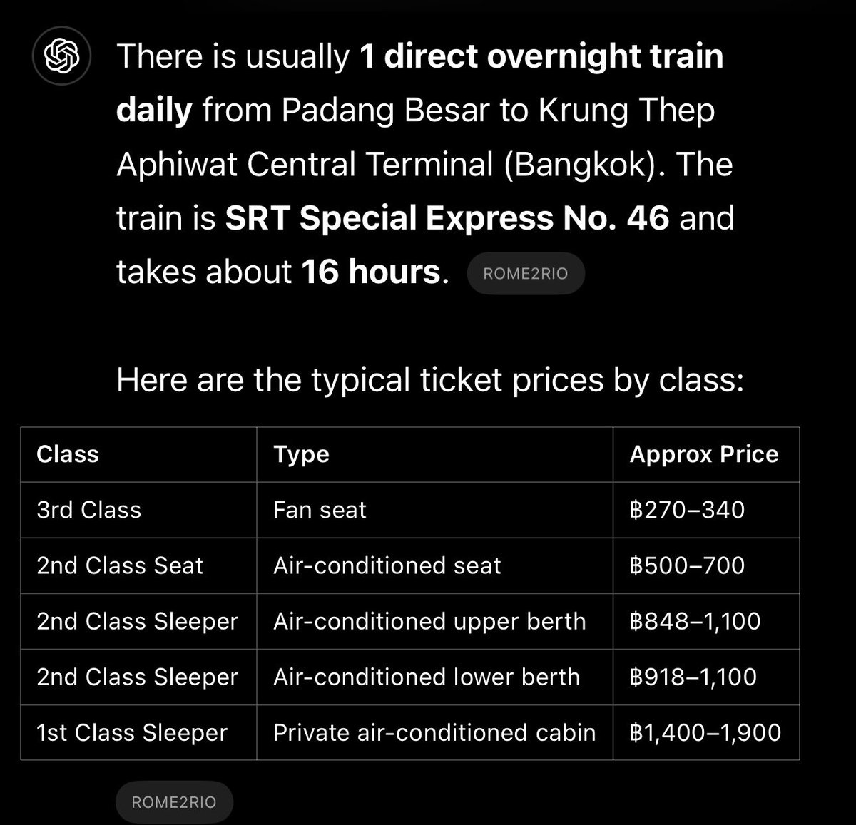 Flower2myluv's tweet image. Jom naik train 3rd class sampai krung thep, ada nak join tak 340 tbh je?

Dari padang besar ke bangkok, kejap je 16 jam 💔 fan seat kayo keraih ☺️

//petak punggong 😔

 #PerthSantaConcert