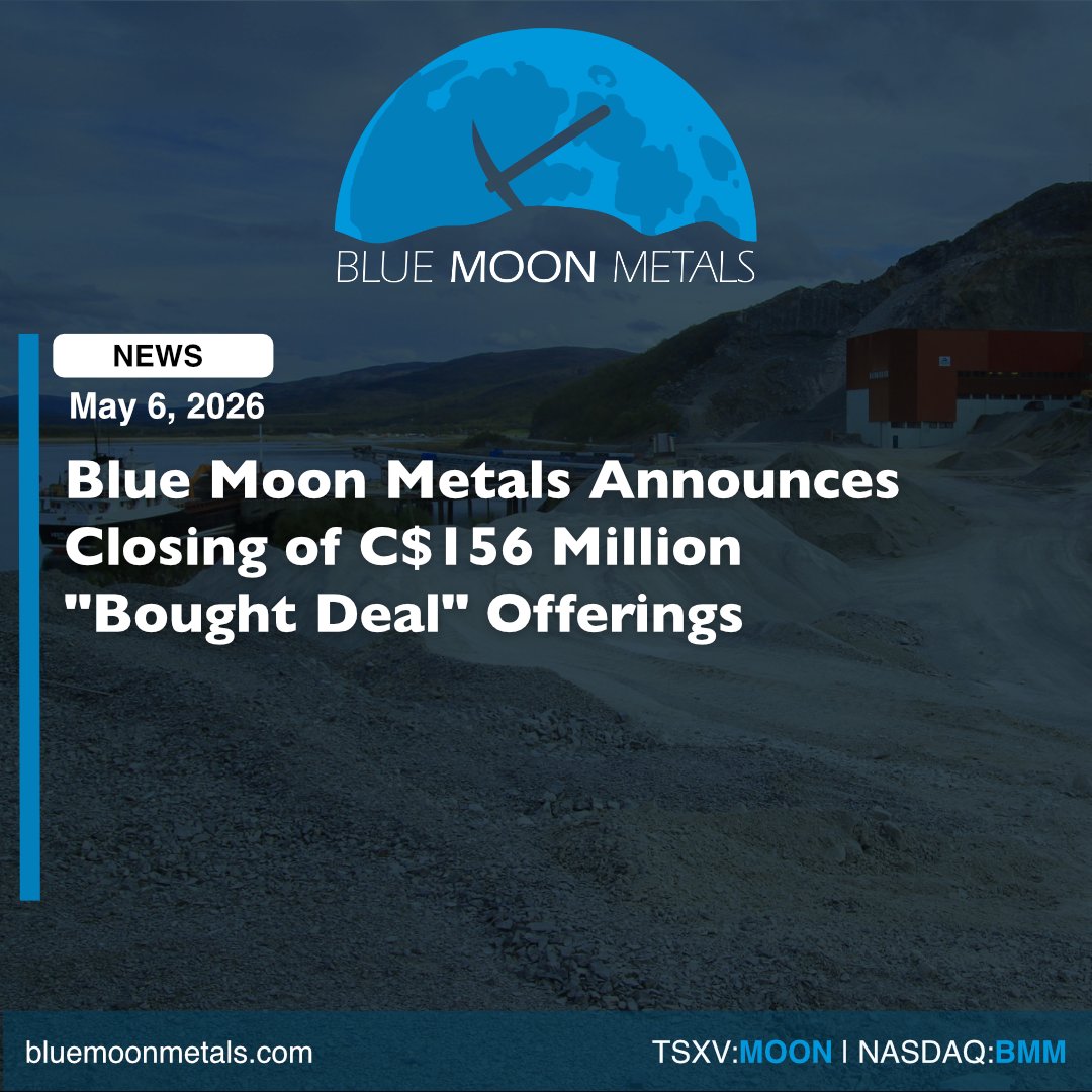 Blue Moon Metals Inc. MOON:TSX-V | BMM:NASDAQ tweet media