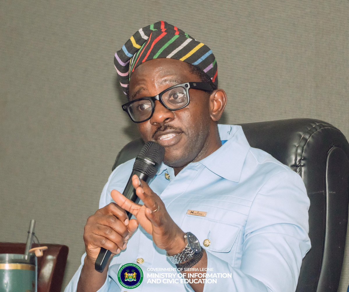 Ministry of Information & Civic Education S/Leone tweet media
