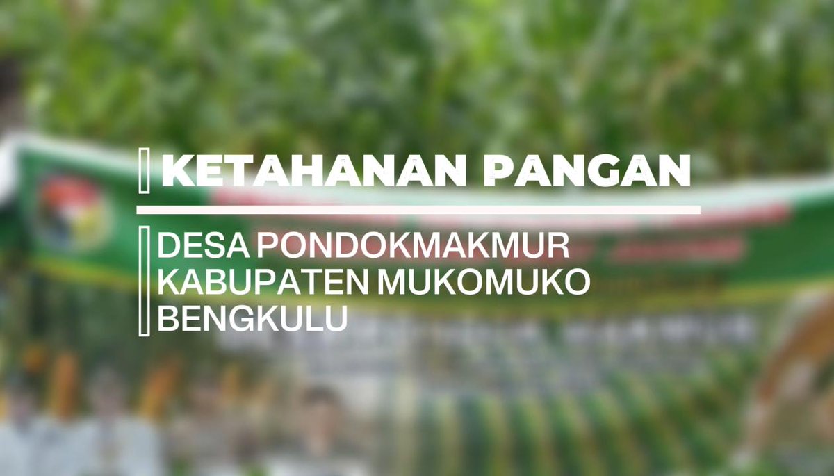 Watini06's tweet photo. Desa Pondok Makmur, Kabupaten Mukomuko, Bengkulu membuat langkah nyata menjaga ketersediaan pangan dan memperkuat ekonomi desa.

_*Bersama Desa Mampu. Bersama Pangan Terjaga*_

@YandriSusanto
@ARizaPatria
@KemensetnegRI

#KementerianDesaPDT
#BPSDMKementerianDesaPDT https://t.co/w4XyTOdiVS
