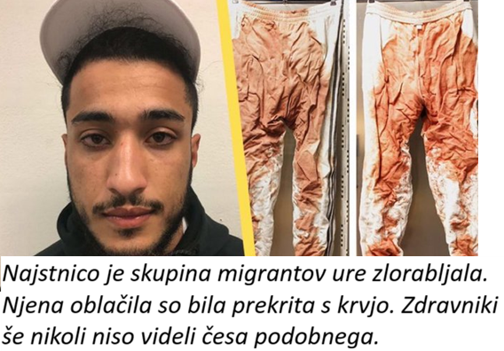 Katalonija, Španija- alarm zaradi nekontroliranega posiljevanja s strani migrantov
Katalonske policija: 
-92 % obsojenih zaradi posilstva je migrantov
-73 % aretacij zaradi spolnega napada je migrantov

Če pa v Španiji nazisocialista Sancheza to komentiraš si rasist.