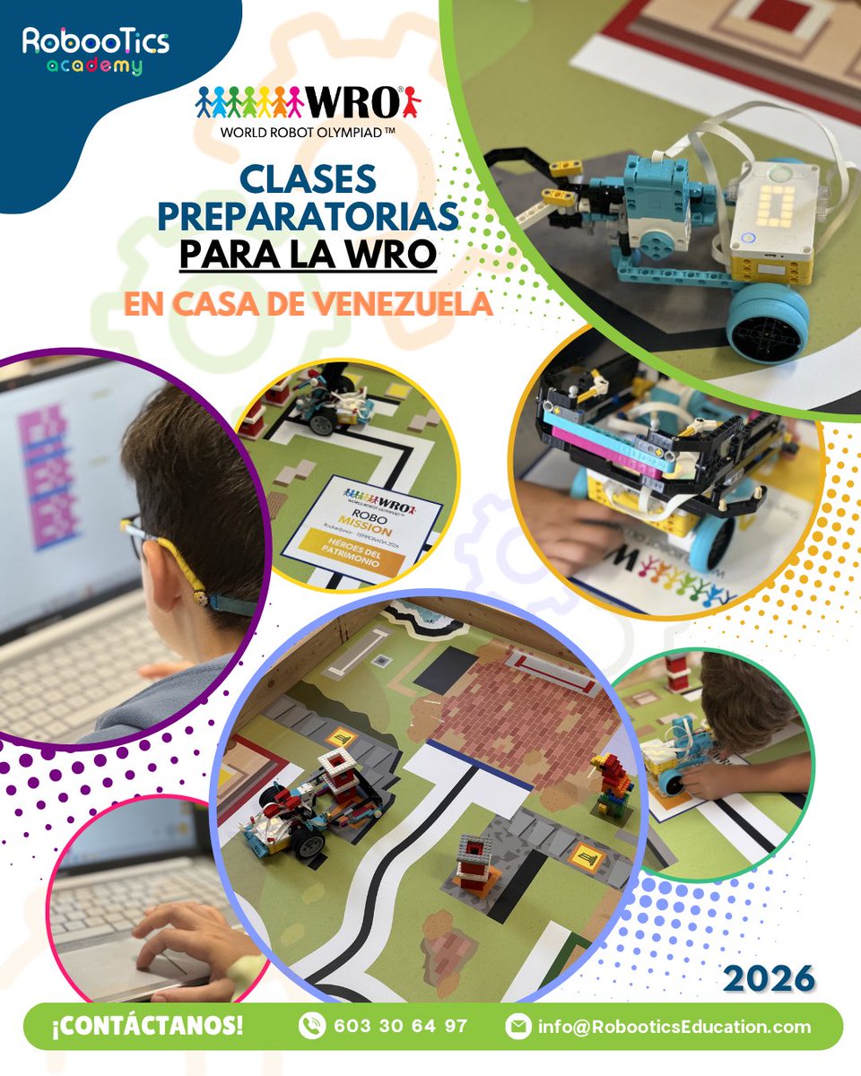 robootics_'s tweet photo. ¡Clases preparatorias para la WRO en Casa de Venezuela! 🦾✨

Nuestros niños/as de Casa Venezuela ya están en marcha con sus clases preparatorias para la World Robot Olympiad, y no podemos estar más orgullosos de su avance. 💙🤖 https://t.co/0refZSz9v7