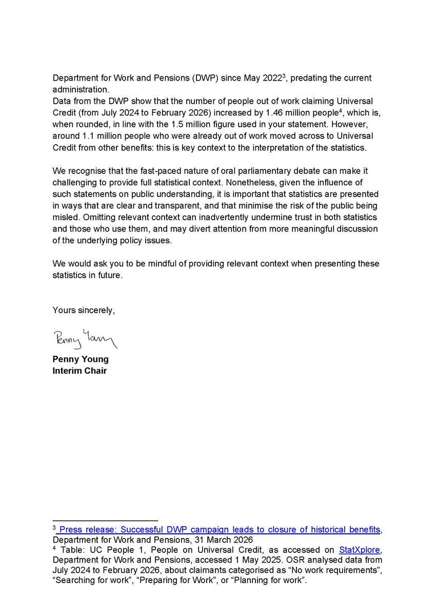 UK Statistics Authority tweet media