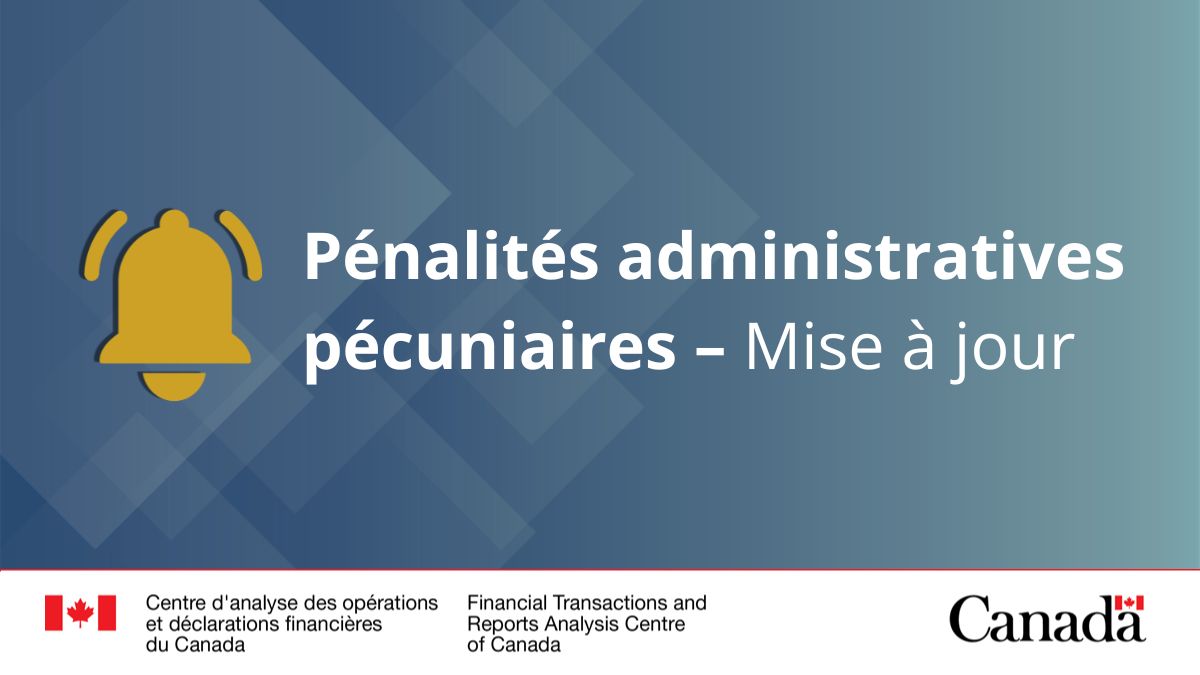 CANAFE_Canada's tweet photo. 🔔 La Loi visant à renforcer le système d’immigration et la frontière du Canada introduit un nouveau cadre pour les pénalités administratives pécuniaires. Le présent cadre s’applique aux violations commises le 26 mars 2026 ou après cette date. 🔗https://t.co/CZq6MymzO4 https://t.co/FiK8XZ8WIp