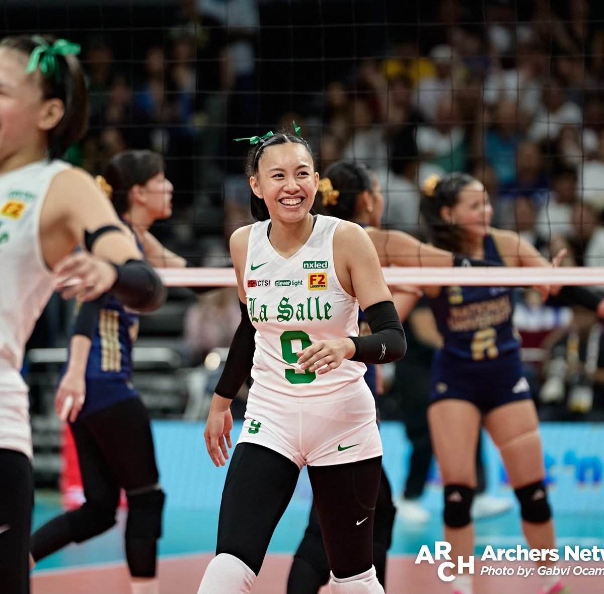 eshana nunag outplayed lams lamina again today, the veteran setter, with 19 excellent sets to 12! four players also finished in double digits (angel, amie, shevana, shane). 💚🏹 

i know you’ve got that in you, shan! isang panalo pa, our rookie setter 🥹
