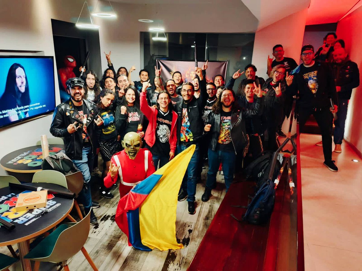 Iron Maiden Blood Brothers Colombia tweet media