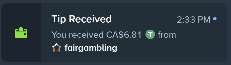If anyone in the gambling space is Gold+ in ANY casino, there's deadass free money for grabs.

Log in to your account, make a review, get your reward, simple as that.

fairgambling.com/?r=rollzagambl…

You can write a 2-second review and get tipped, so if you're interested in free money,