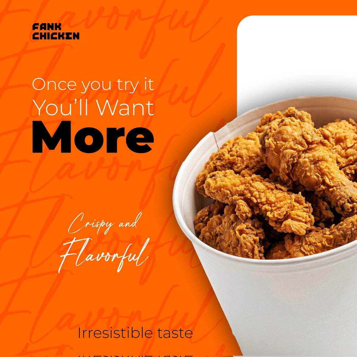 abiodun1470's tweet photo. Social media design for a fried chicken joint https://t.co/BilST9fZl0
