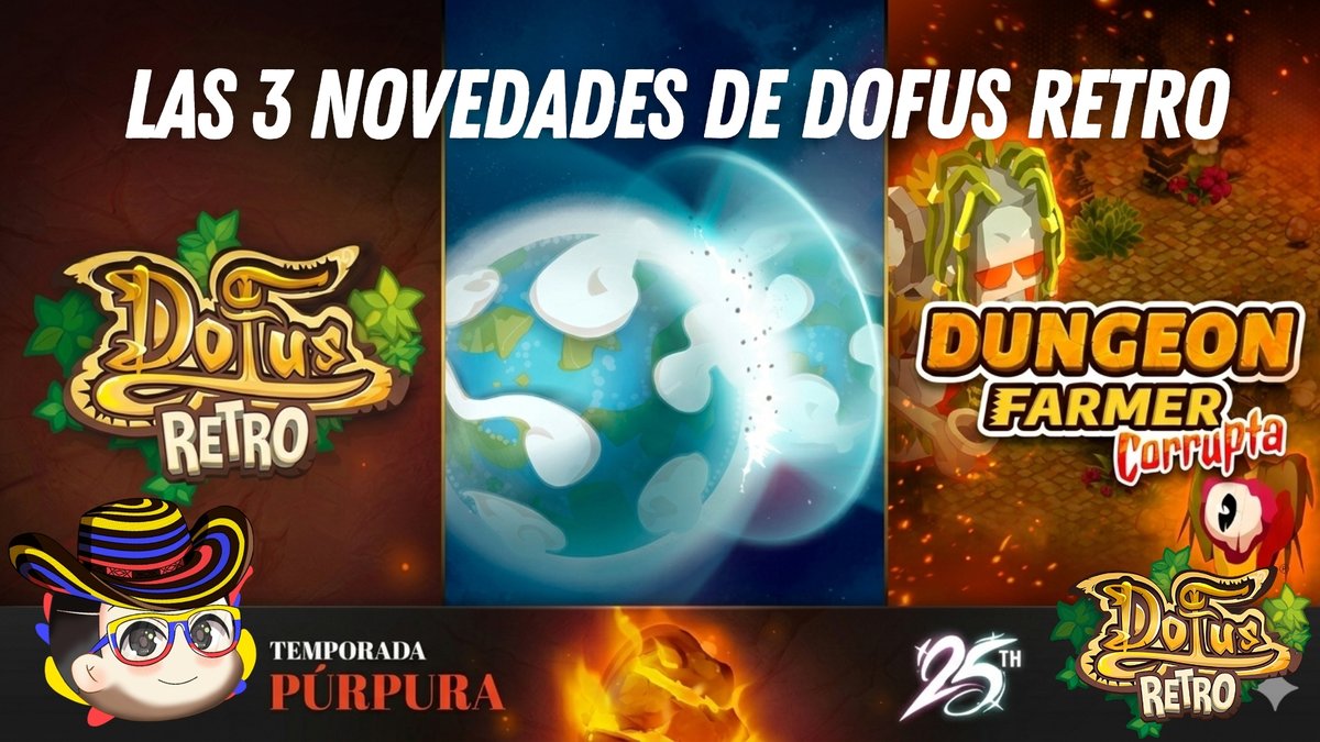 srpapurru's tweet photo. Por si aún no lo han visto...
Subí vídeo sobre las 3 últimas novedades de @DOFUSRetro_ES 

➡️https://t.co/nyQW45whtM https://t.co/oe5Cd0OYoX