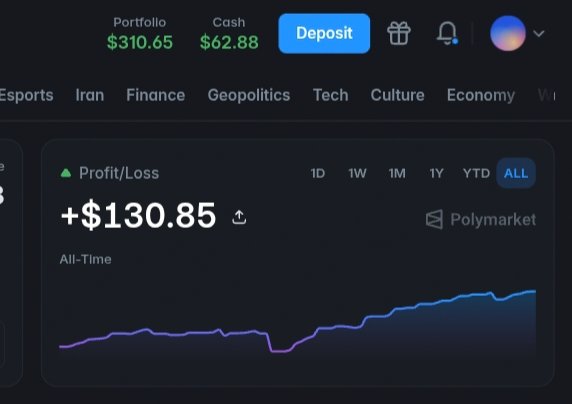 dibyendu_eth's tweet photo. +7$ more profit on my @Polymarket acc 🙌

I'm trying to maintain 100% win rate in this particular account.

As I said before, I'm still learning and surfing new strategies.

You can join with my link for
" instant 50% reward " 
from my refferal rewards.

Link first comment  👇 https://t.co/ZXmXVHnJnk