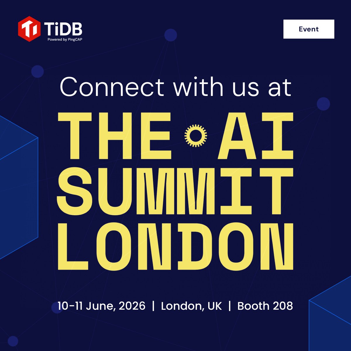 TiDB, powered by PingCAP tweet media