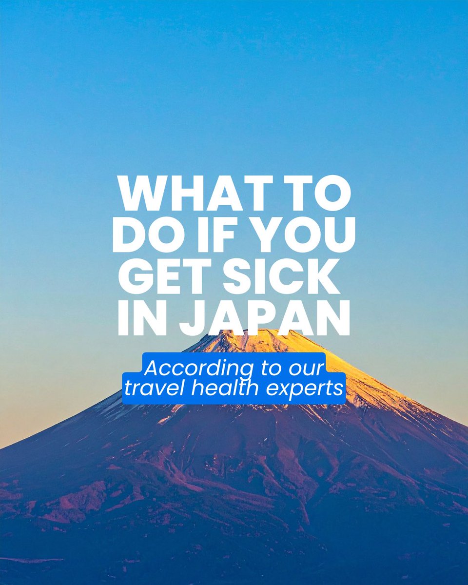AirDoctorApp's tweet photo. Getting sick in Japan can feel overwhelming especially when everything is so unfamiliar. Knowing what to do (and where to go) makes all the difference. From pharmacies to clinics, here’s how to get the care you need and get back to your trip.

Save this for your next trip 💙 https://t.co/XQAgihV1ys