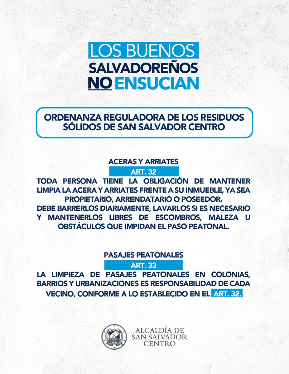 🔥 GANGA 🔥 El alcalde <a href="/marioduran/">Mario Durán</a> creo una nueva ordenanza dónde obliga a los capitalinos a barrer las aceras y las calles frente a su casa. También será obligación chapodar los árboles y con esto despedir a cientos de empleados. Gracias Prezi por quitar el FODES 🤬