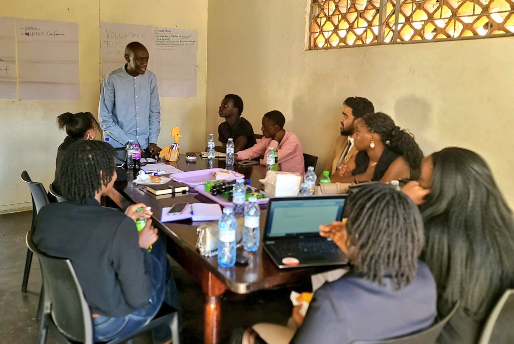 UNAUGANDA's tweet photo. The Secretary-General, @BagumaRT, is re-echoing that volunteerism requires both intellect and time, and must be supported by effective communication. 

As he wraps up, he is emphasizing that every training you are privileged to attend should leave you with clear outcomes and tangible takeaways.
