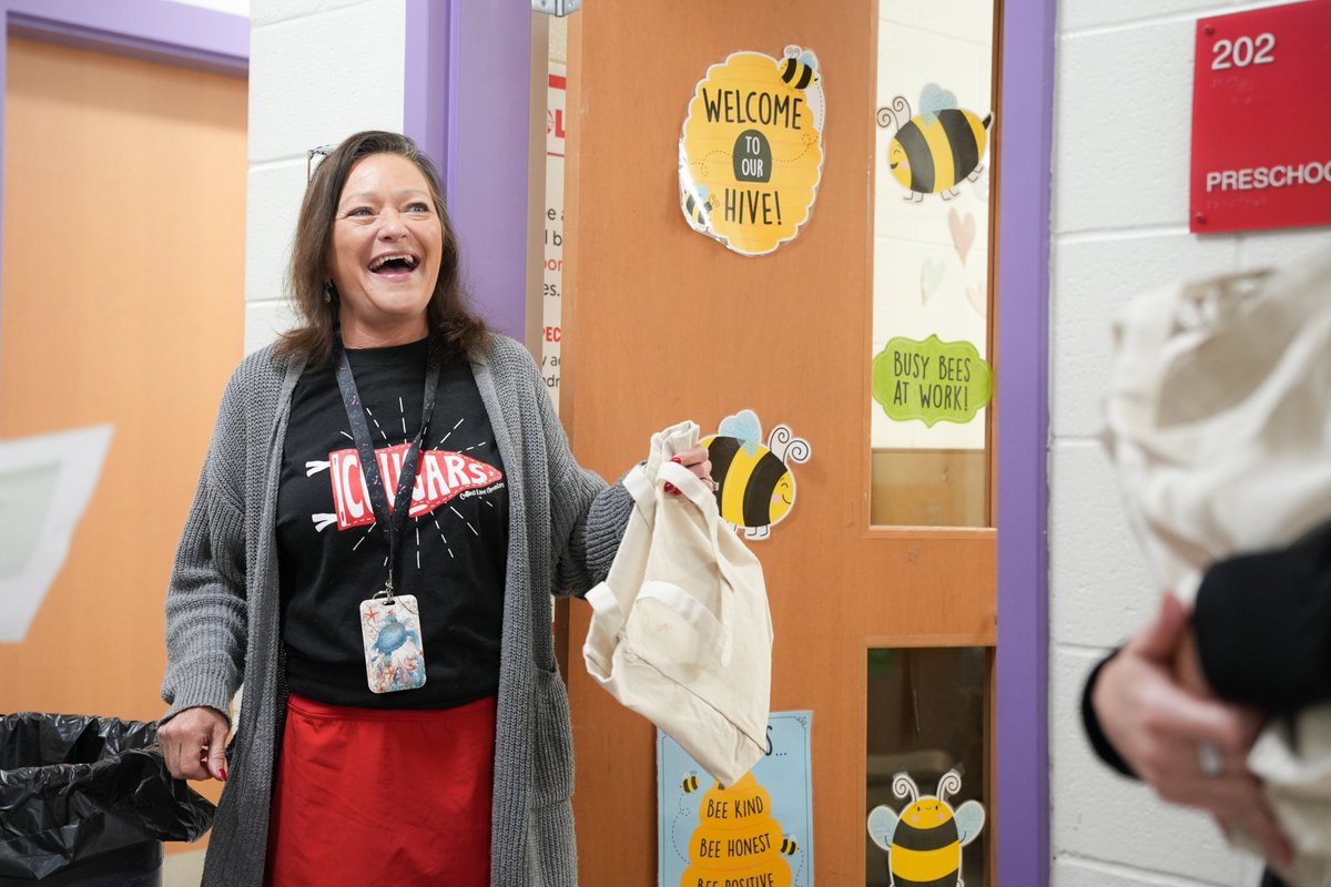 LtGovColeman's tweet photo. Happy Teacher Appreciation Week! Words aren’t enough &amp; neither is a week of celebrating the people who show up for our kids. But I had a great time surprising some educators &amp; showing some love to those who give of themselves to prepare the next generation of KYians for success! https://t.co/sFi8S6R1Yx
