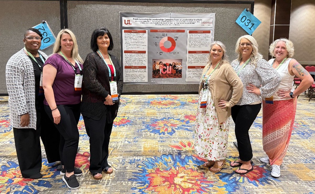 UofLGME's tweet photo. Last week, UL GME sent several of our staff and coordinators to #AHME2026. Their hard work, innovation, and commitment to advancing graduate medical education were clearly showcased through their poster presentations - with one poster taking home 2nd place Viewer's Choice Award! https://t.co/Oqp6Nz9o3u