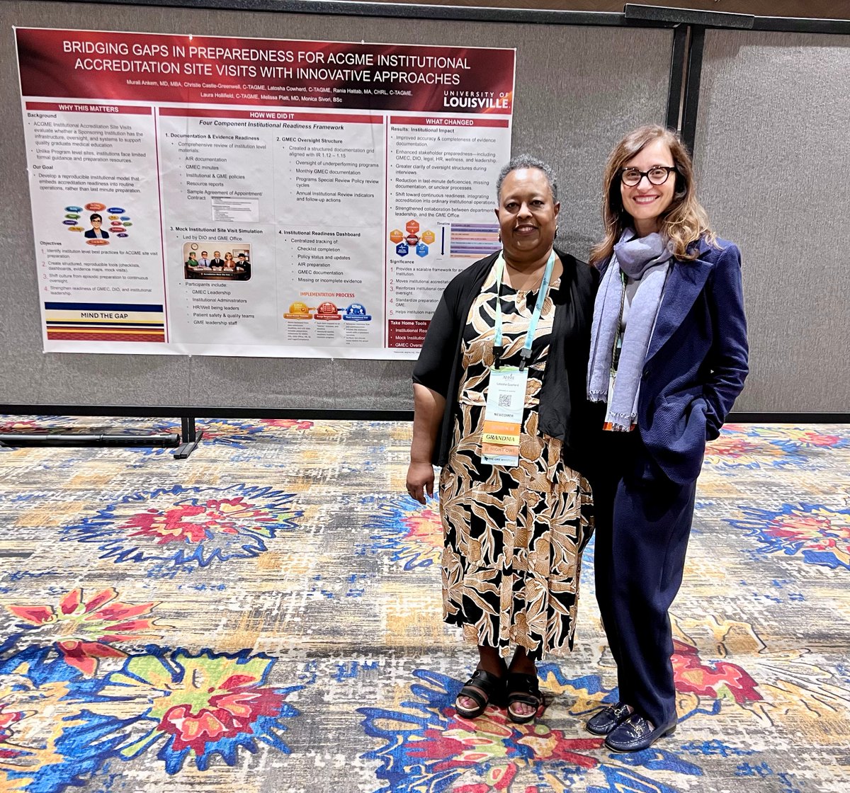 UofLGME's tweet photo. Last week, UL GME sent several of our staff and coordinators to #AHME2026. Their hard work, innovation, and commitment to advancing graduate medical education were clearly showcased through their poster presentations - with one poster taking home 2nd place Viewer's Choice Award! https://t.co/Oqp6Nz9o3u
