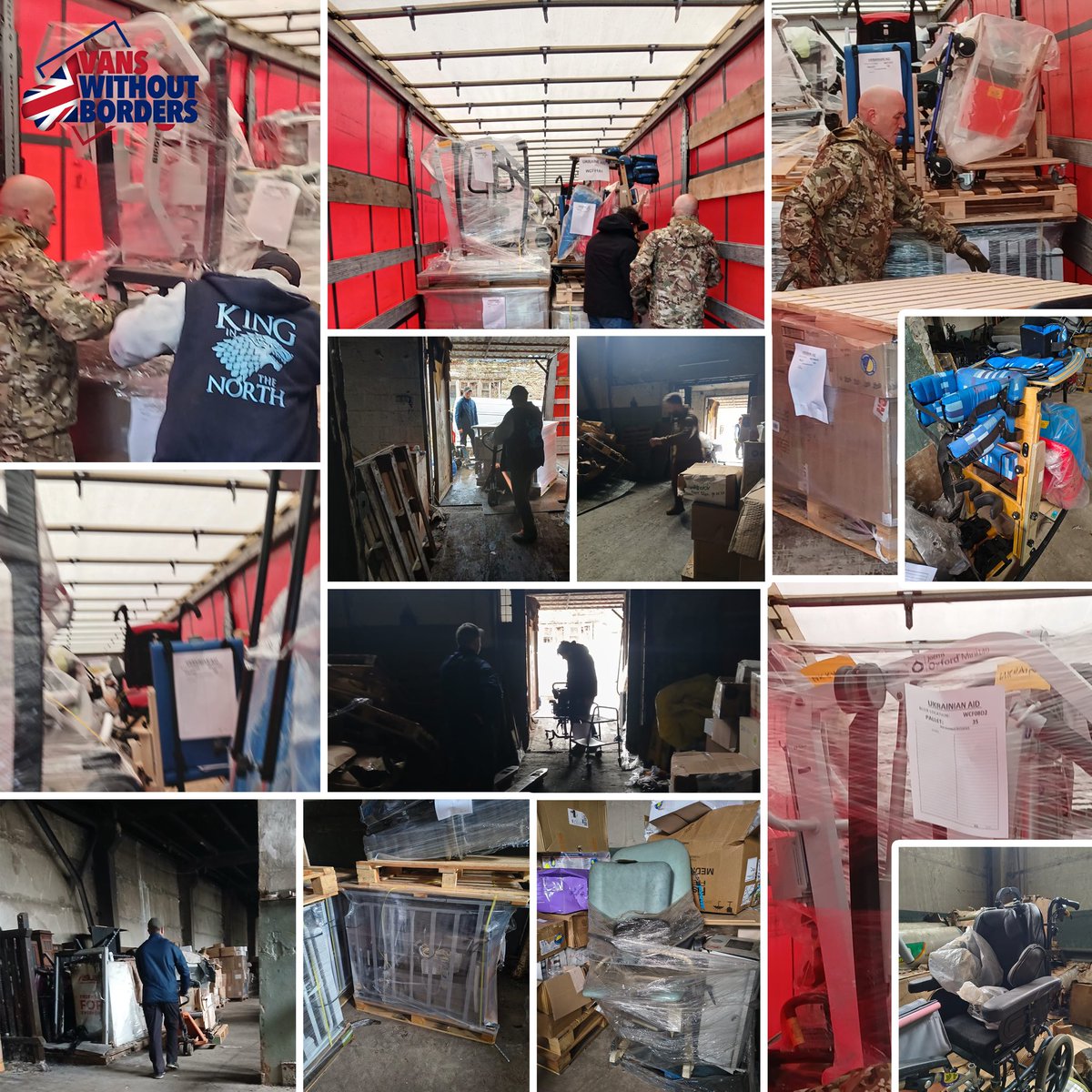 vansnoborders's tweet photo. Truck number 15 - laden with 52 pallets of vital medical aid - has now arrived with our partners in Kyiv! 

A huge thank you to @SurreyStands, @HertsFullStop, Cllr @ZukowskyjP, @StA4Refugees and everyone else who helped make this possible! 🇬🇧🤝🇺🇦 https://t.co/3vkqPamQHg