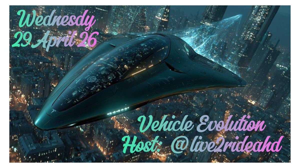 Bic_Revelation's tweet photo. #CRLITES
Wednsday 29 April 2026 Prompt Share Experiment
Theme: Vehicle Evolution
Bravo to all who participated last week.
 @art_muse @living_large123 (AKA darthjav) https://t.co/dttDqyKd3H