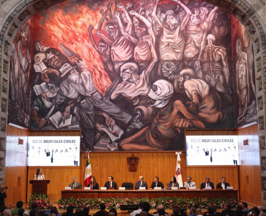 LetrasCUCSH's tweet photo. Karla Planter impulsa UdeG que cuida: lanza política de bienestar y nueva red de hospitales civiles

En primer Informe, destaca puente de maternidad y paternidad, certeza laboral y lanzamiento de Red de Hospitales Civiles como eje de bienestar social

https://t.co/qvA9pEwZnI https://t.co/oV0VO3Ku9E