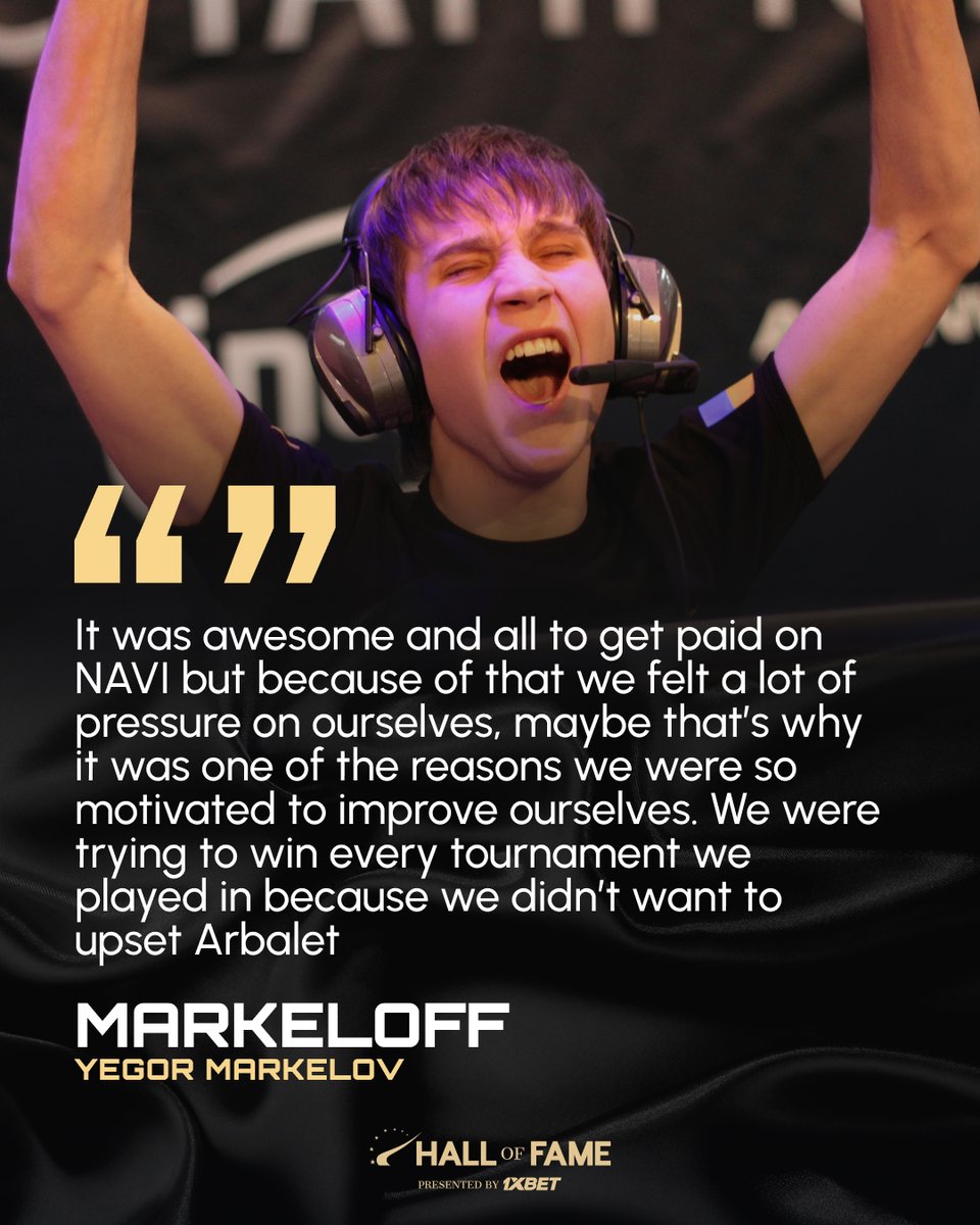 HLTVawards's tweet photo. After joining NAVI in 2010, @YegorMarkeloff and his teammates were given a monthly salary of roughly $1000 

Back then, this was a significant pay rise - it added extra motivation for a team that was already hungry to win every event 💪 https://t.co/JSefm2mDgz