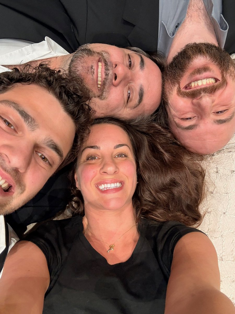 JoyceSoprano's tweet photo. My boyz! 😉 We have moved into the theater this week for #Stiffelio. We are getting closer and closer to opening this show @TheaterWien…so we take naps on stage whenever we can. 😴 https://t.co/sGkl35Gy7X