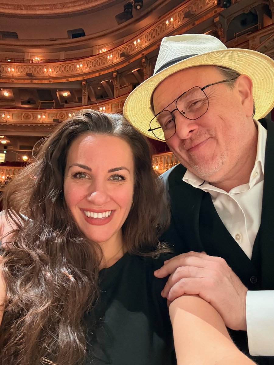 JoyceSoprano's tweet photo. My boyz! 😉 We have moved into the theater this week for #Stiffelio. We are getting closer and closer to opening this show @TheaterWien…so we take naps on stage whenever we can. 😴 https://t.co/sGkl35Gy7X