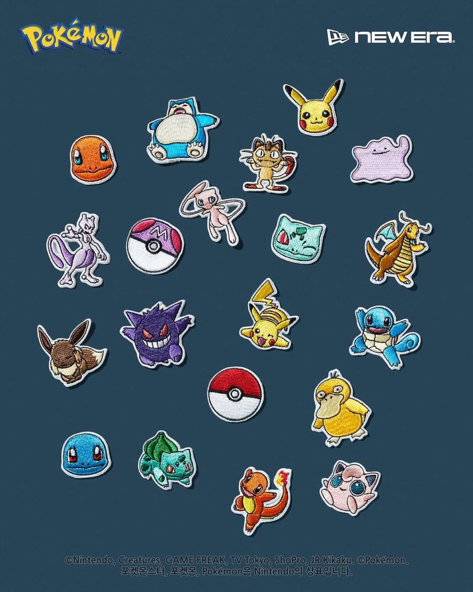 uptod4te's tweet photo. New Era x Pokémon キャップカスタムコレクションが現地時間5月8日より韓国で発売 【ニューエラ ポケモン】
https://t.co/YB70GnETkm https://t.co/BIabi8ADzG