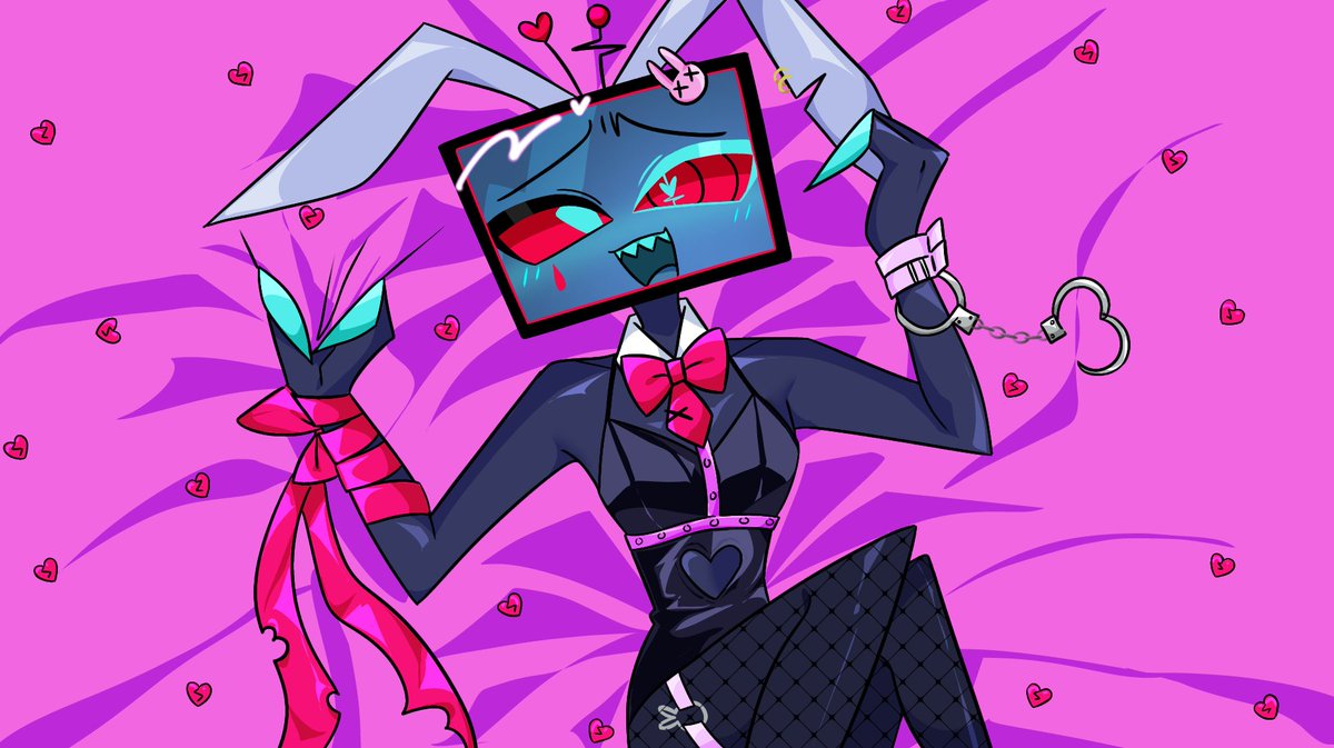 死ぬまでピュアピュアやってんのん? 🐰💕 #Hazbinhotel #Vox #ヴォックス