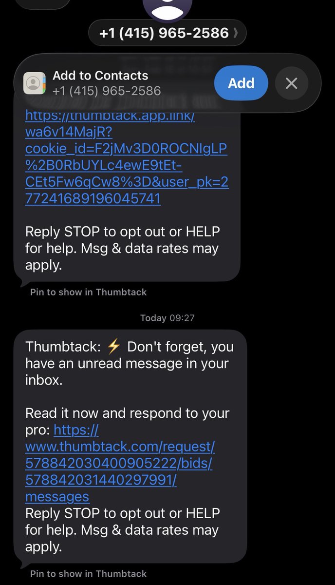 its_Holmes's tweet photo. @thumbtack @bbb_us Well @thumbtack @mlz you’re not longer upsetting a potentially paying customer but also harming a small business. I can’t respond because I’m locked out of my account. https://t.co/B2eleomZfs