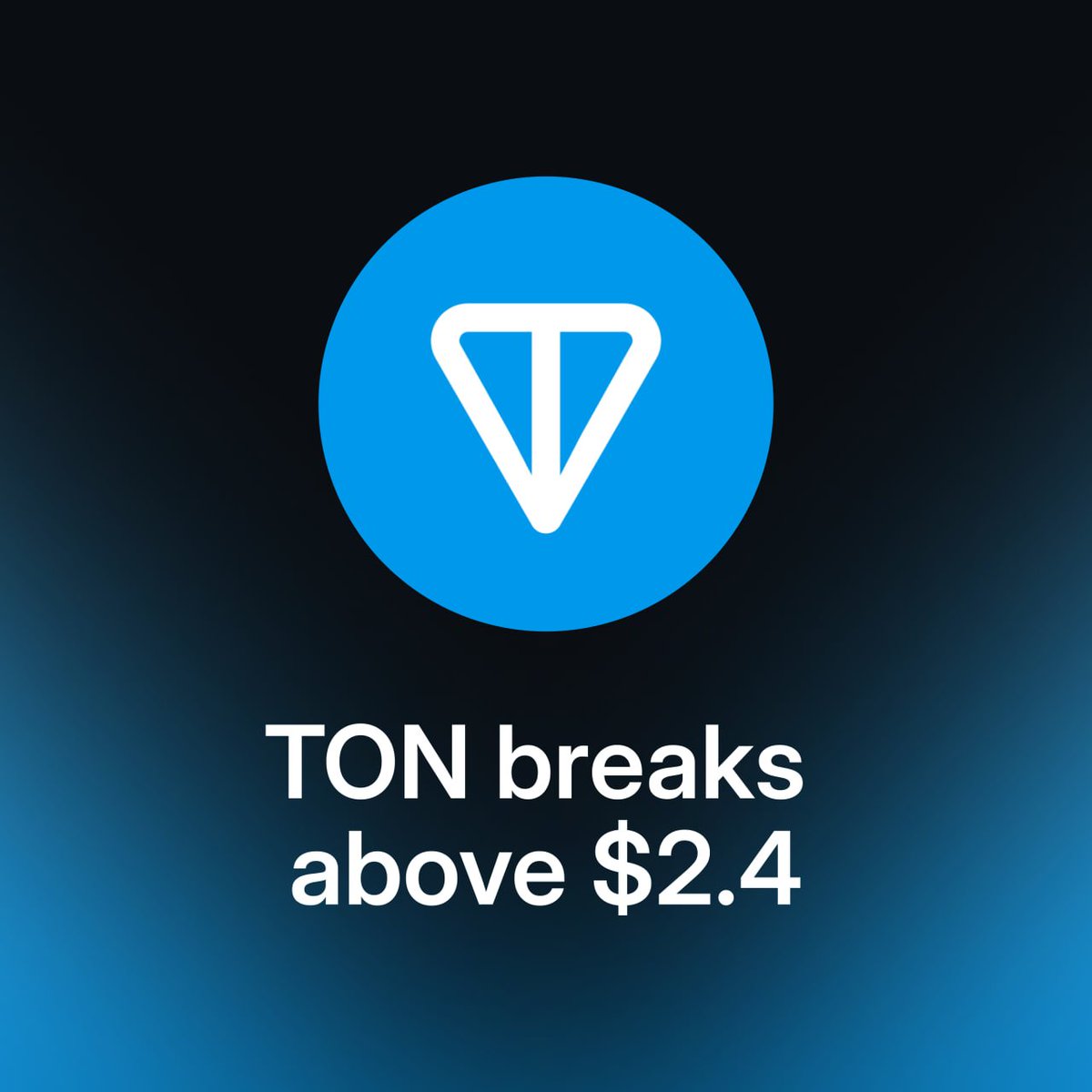 tonkeeper's tweet photo. TON breaks above $2.4

For the first time since October 2025, TON is trading above $2.4. More than 80% growth in just one week.

You already know where to trade TON — in Tonkeeper 👇
https://t.co/bUqsPgvEBi https://t.co/SXxb4xNBAG