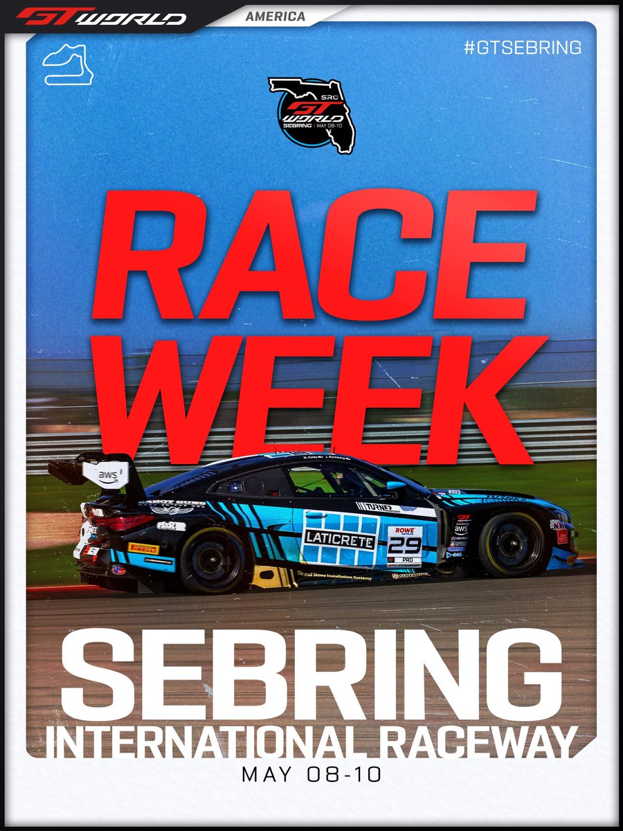 DrakeYork25's tweet photo. I'm off to try something new this weekend! I'm headed to @sebringraceway to cover a action packed weekend with @gtworldcham, @gt_america_, @gt4america, and @tc_america and the @SkipBarberRS Series! You can watch live on the @SROMotorsport Twitch. https://t.co/oojJhgXPko