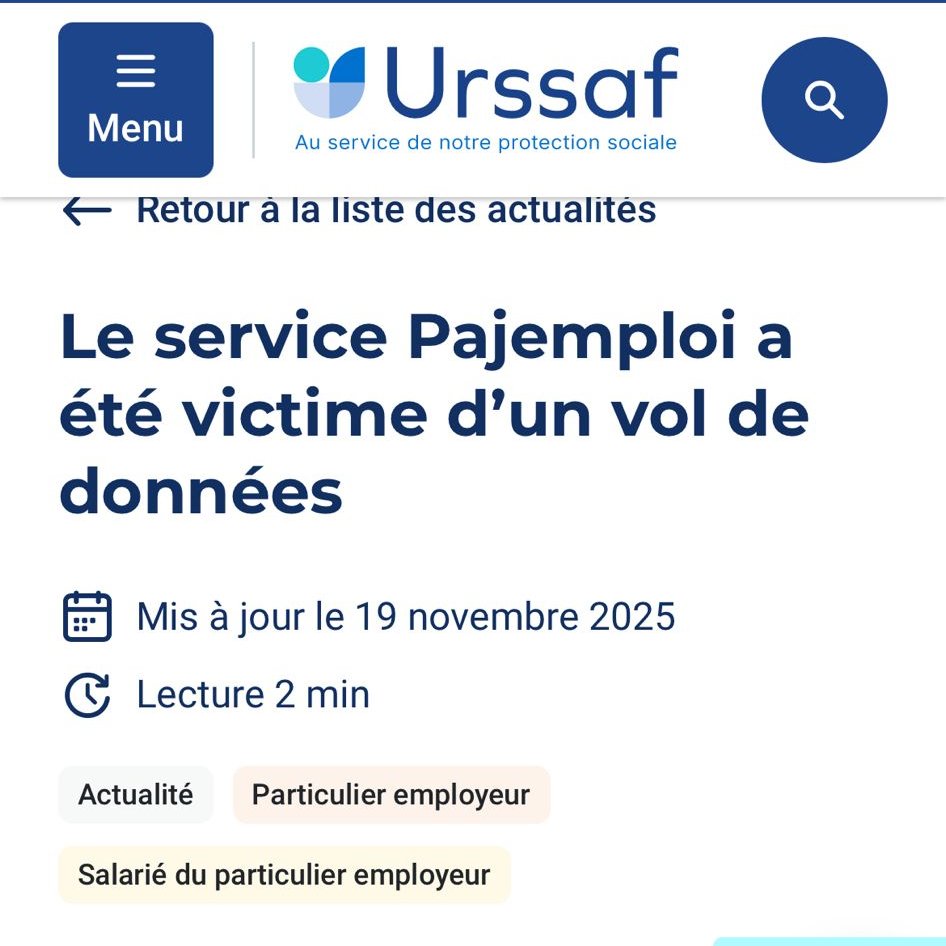 marinetondelier's tweet photo. Encore un triste record pour la France !

23,5 millions de comptes de Françaises et de Français ont été victimes de fuites de données entre janvier et mars 2026, ce qui fait de notre pays le deuxième le plus touché dans le monde.

Le piratage de données explose en France et personne n’est à l’abri car les pièges sont de plus en plus élaborés.

J’en ai moi-même été victime sans avoir commis la moindre erreur, et il est très problématique que nos administrations elles-mêmes soient si vulnérables (pour moi en l'occurrence : Pajemploi).

Face à cette malveillance grandissante, il faut encadrer la sécurité numérique et renforcer l’éducation de la population sur le sujet.

Les Écologistes ont déjà fait une proposition en ce sens sur leur plateforme programmatique !