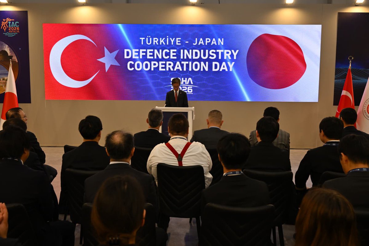 halukgorgun's tweet photo. 📍 İstanbul 🇹🇷🤝🇯🇵 

SAHA 2026 marjında ilki düzenlenen Türkiye–Japonya Savunma Sanayii İş Birliği Günü programına katıldık. 

Program kapsamında; Savunma Sanayii Başkanlığımız ve Japonya Tedarik, Teknoloji ve Lojistik Ajansı (ATLA) karşılıklı Niyet Mektubu (LOI) sundu. 

Türkiye ve Japonya arasında savunma sanayii iş birliği zeminini güçlendiren etkinlikte; kurumsal sunumlar ile karşılıklı kabiliyetler paylaşıldı, Türk ve Japon firmalar arasında B2B görüşmeler gerçekleştirildi

Bu program ile; iki ülke arasında savunma sanayii ve yüksek teknoloji alanlarında stratejik iş birliğinin geliştirilmesine yönelik önemli adımlar atıldı.

Başta SAHA İstanbul Yönetim Kurulu Başkanı Sayın Haluk Bayraktar ve Japonya’nın Ankara Büyükelçisi Sayın Tamura Masami olmak üzere programa katkı sunan tüm paydaşlara teşekkür ediyoruz.

#MilliTeknolojiHamlesi #MilliYetkinlikHamlesi

📍 Istanbul 🇹🇷🤝🇯🇵

We attended the inaugural Türkiye–Japan Defence Industry Cooperation Day, held on the sidelines of SAHA 2026.

As part of the program, Secretariat of Defence Industries of Türkiye and Japan’s Acquisition, Technology & Logistics Agency (ATLA) exchanged Letters of Intent (LOI).

At the event, which further strengthened the foundation for defence industry cooperation between Türkiye and Japan, institutional presentations were delivered, mutual capabilities were shared, and B2B meetings were held between Turkish and Japanese companies.

Through this program, important steps were taken toward advancing strategic cooperation between the two countries in the fields of defence industry and high technology.

We extend our sincere thanks to all stakeholders who contributed to the program, particularly Mr. Haluk Bayraktar, Chairman of the Board of SAHA Istanbul, and H.E. Tamura Masami, Ambassador of Japan to Ankara.