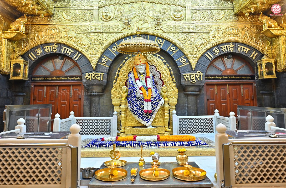 SSSTShirdi's tweet photo. *!! ॐ साई राम !!*
*श्री साईबाबा संस्थान विश्वस्त व्यवस्था,शिर्डी*
*!! ॐ Sai Ram !!*
*Shri Saibaba Sansthan Trust, Shirdi*
≈≈≈≈≈≈≈≈≈≈≈≈≈≈≈≈≈ 
*आरती :-धुपारती*
*बुधवार ०६ मे २०२६*  
*Aarti :-Dhooparti*
*Wednesday 06 May 2026* https://t.co/p16ZtMeHeT