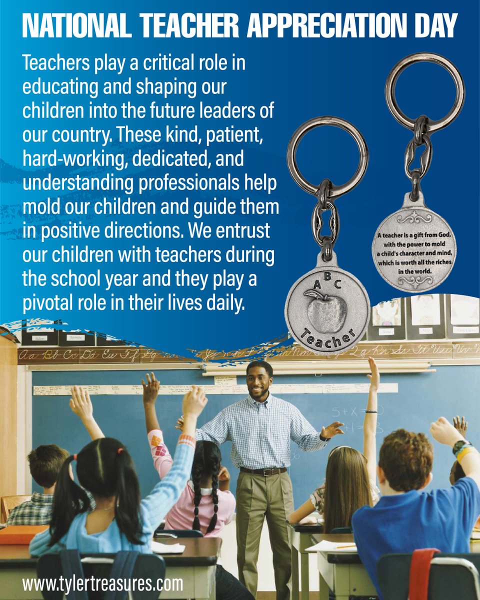 TreasuresTyler's tweet photo. Happy National Teacher Appreciation Day 🍎
Today we celebrate the dedication, patience, and passion of teachers who inspire minds and shape the future every day. Thank you for making a difference, one lesson at a time. ✨
#TeacherAppreciationDay #ThankATeacher #EducationMatters https://t.co/ugSACpN0RS