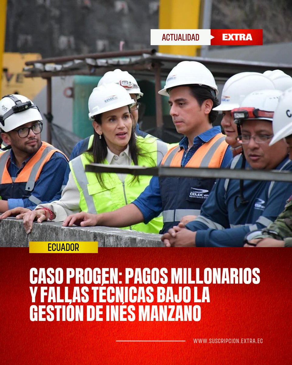 ¡ESTA BIEN 'ELECTROCUTADA'! 😐

👉🏼 Pagos, fallas y omisiones: de todo ocurrió con Progen durante la gestión de Inés Manzano en el Ministerio de Energía. Transferencias de dinero continuaron entre 2024 y 2025, pese a irregularidades técnicas en equipos destinados a Salitral y