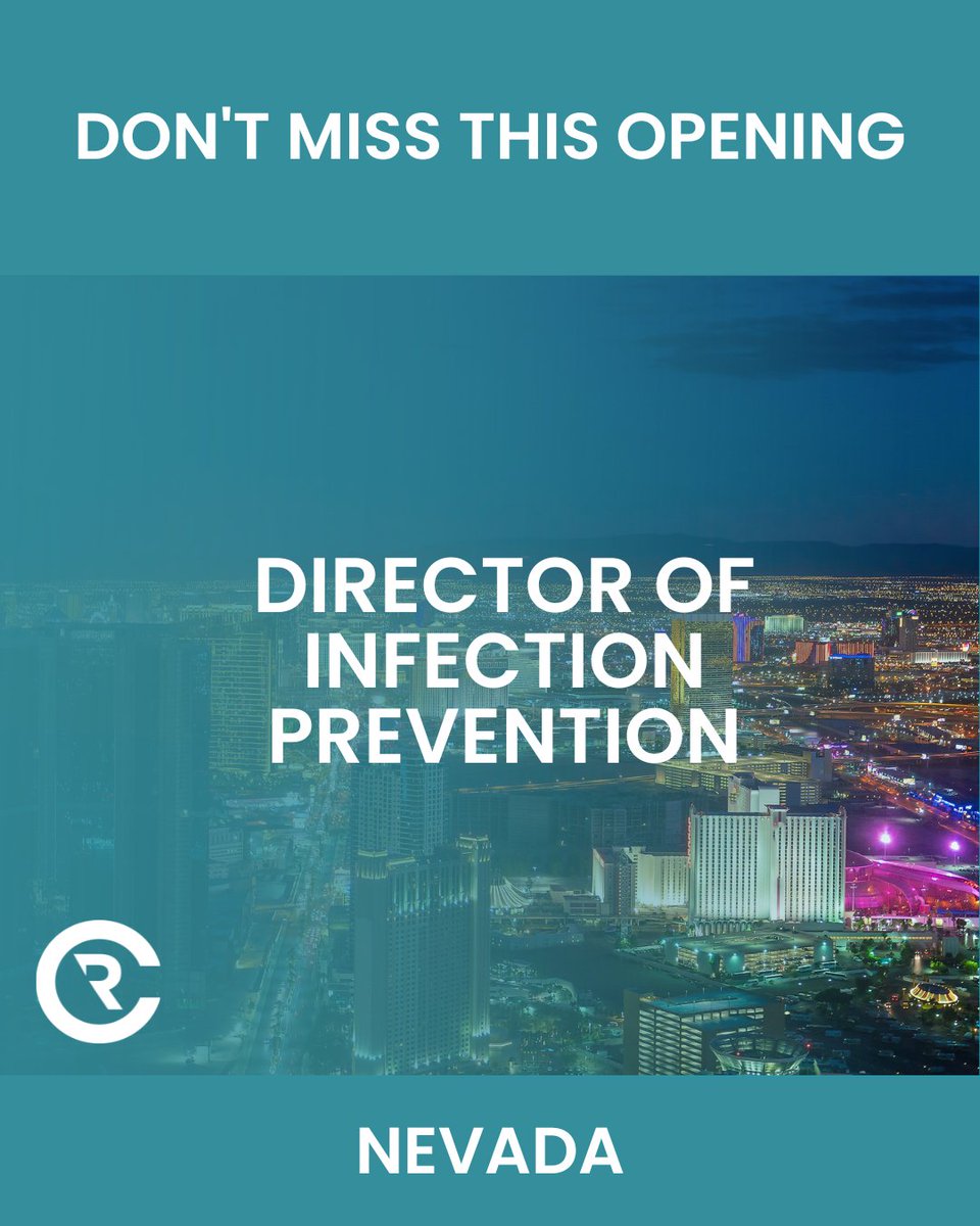 ClutchREC's tweet photo. Director of Infection Prevention in Nevada. Lead the program, support your team, and drive patient safety outcomes. Apply or share with an IP leader you trust. 🤝

https://t.co/kctyiv7WoF
#ClutchRecruitment #JobOpening #InfectionPrevention #NVjobs #Nevada https://t.co/M7Nno6lfSx