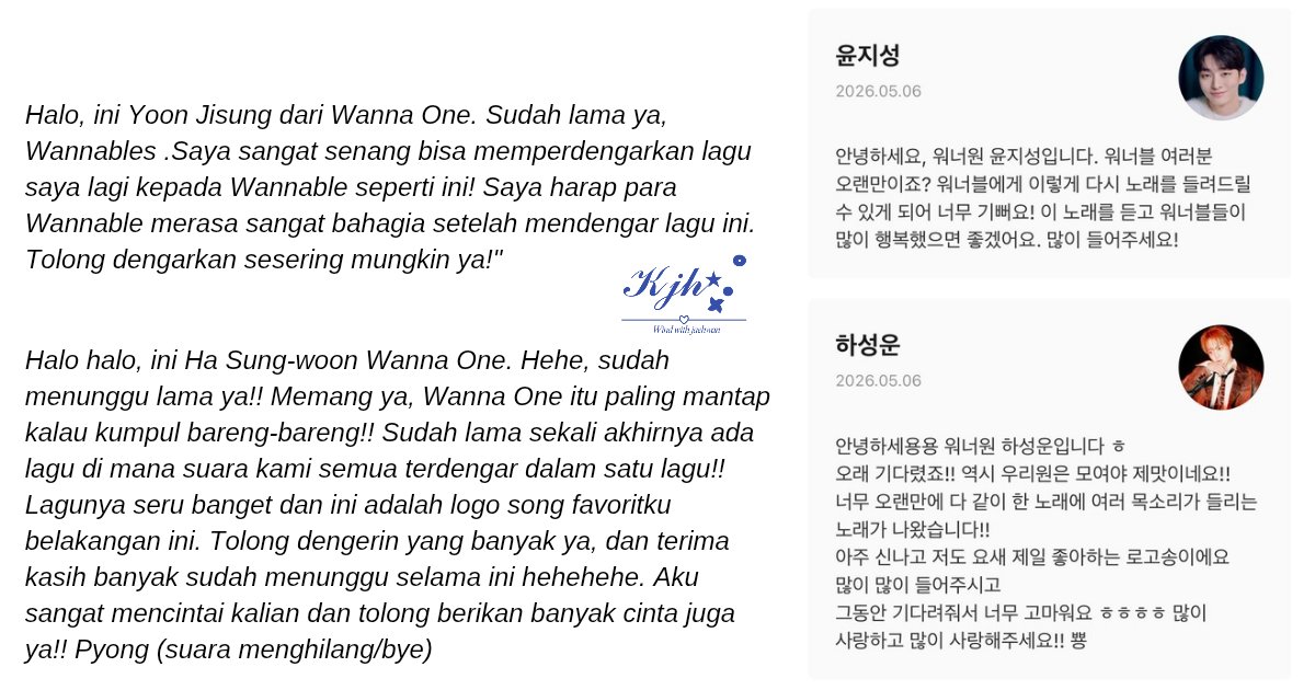 hwanir527's tweet photo. WANNA ONE - WE WANNA GO
(Artist Messages ) https://t.co/WEMtlK3C1h