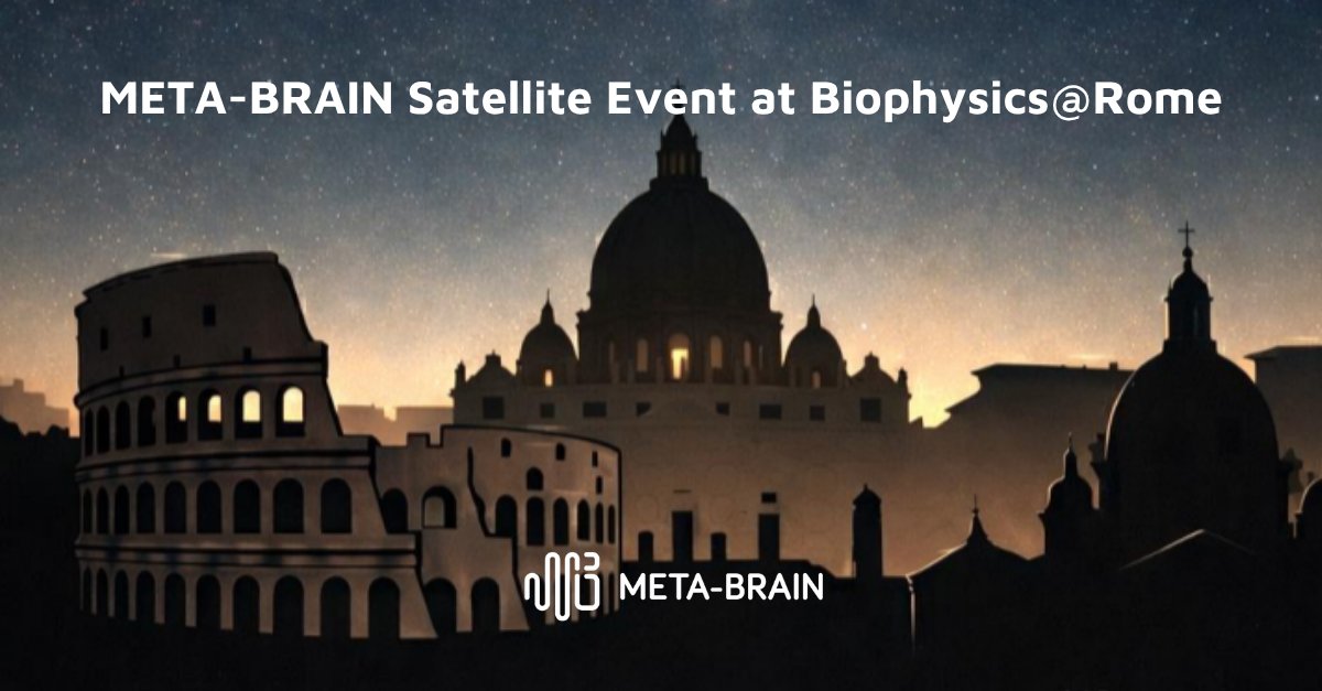 MetaBrain_EU's tweet photo. 🧠 #METABRAIN_EU satelllite event at #BiophysicsRome
📍 May 14
📍 Rome

🔬 Discover cutting-edge research in #brainmodulation

👥 Speakers from @ETH_en, @idibaps, @IeiitC, @CIBER_ISCIII, @ImmCNR &amp; @NeuroGeneticsCy.

👉 https://t.co/m0t5KQuWds

#Neuroscience #Neuromodulation https://t.co/Alf2lvmcn3