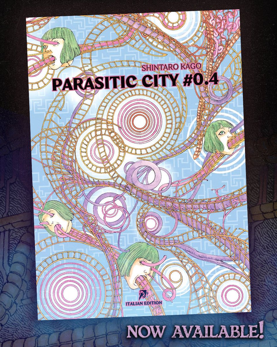 Hollow_Press's tweet photo. The final chapter of Parasitic City #0.4 (the spin-off prequel series) by Shintaro Kago is finally available on our webshop! https://t.co/MnpqaHCkZL