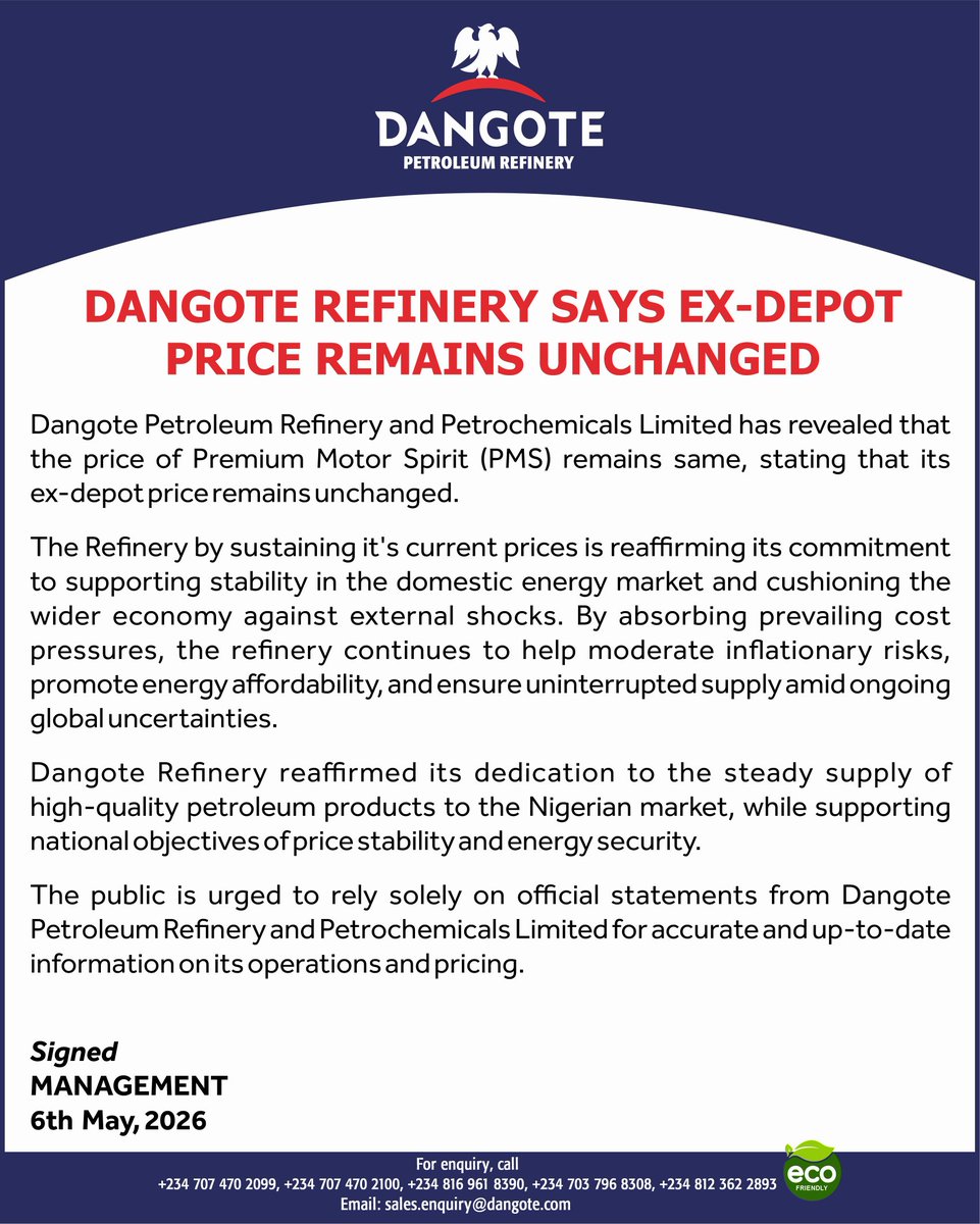 Dangote Group tweet media